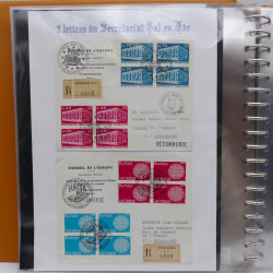 Collection feuillets de timbres Europa 1960-1999 en 13 albums.