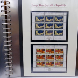 Collection feuillets de timbres Europa 1960-1999 en 13 albums.