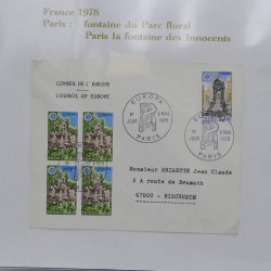 Collection feuillets de timbres Europa 1960-1999 en 13 albums.