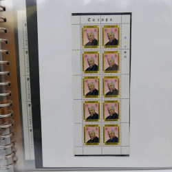 Collection feuillets de timbres Europa 1960-1999 en 13 albums.