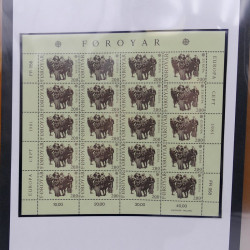 Collection feuillets de timbres Europa 1960-1999 en 13 albums.