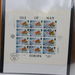 Collection feuillets de timbres Europa 1960-1999 en 13 albums.