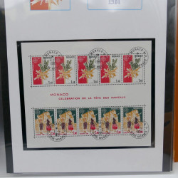 Collection feuillets de timbres Europa 1960-1999 en 13 albums.