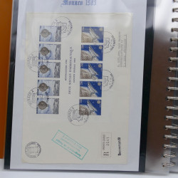 Collection feuillets de timbres Europa 1960-1999 en 13 albums.