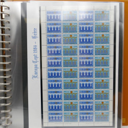 Collection feuillets de timbres Europa 1960-1999 en 13 albums.