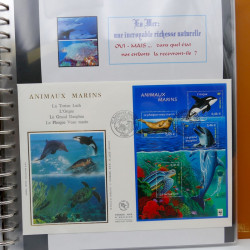 Collection feuillets de timbres Europa 1960-1999 en 13 albums.