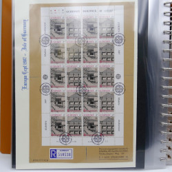 Collection feuillets de timbres Europa 1960-1999 en 13 albums.