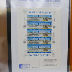 Collection feuillets de timbres Europa 1960-1999 en 13 albums.