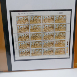 Collection feuillets de timbres Europa 1960-1999 en 13 albums.