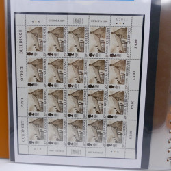 Collection feuillets de timbres Europa 1960-1999 en 13 albums.