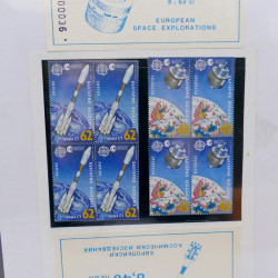 Collection feuillets de timbres Europa 1960-1999 en 13 albums.