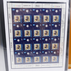 Collection feuillets de timbres Europa 1960-1999 en 13 albums.