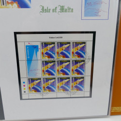 Collection feuillets de timbres Europa 1960-1999 en 13 albums.