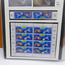 Collection feuillets de timbres Europa 1960-1999 en 13 albums.