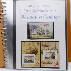 Collection feuillets de timbres Europa 1960-1999 en 13 albums.