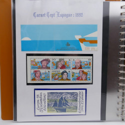 Collection feuillets de timbres Europa 1960-1999 en 13 albums.