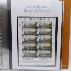 Collection feuillets de timbres Europa 1960-1999 en 13 albums.