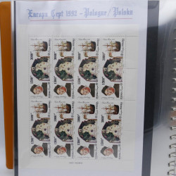 Collection feuillets de timbres Europa 1960-1999 en 13 albums.