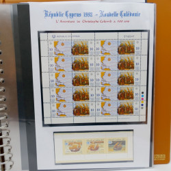 Collection feuillets de timbres Europa 1960-1999 en 13 albums.