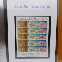 Collection feuillets de timbres Europa 1960-1999 en 13 albums.