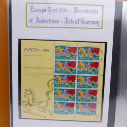 Collection feuillets de timbres Europa 1960-1999 en 13 albums.