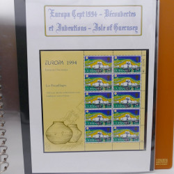 Collection feuillets de timbres Europa 1960-1999 en 13 albums.