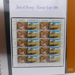 Collection feuillets de timbres Europa 1960-1999 en 13 albums.