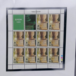 Collection feuillets de timbres Europa 1960-1999 en 13 albums.