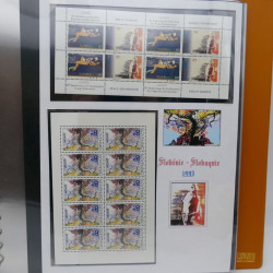 Collection feuillets de timbres Europa 1960-1999 en 13 albums.