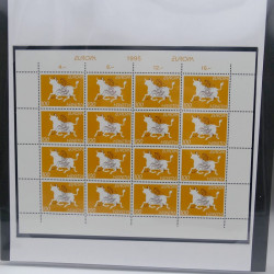 Collection feuillets de timbres Europa 1960-1999 en 13 albums.