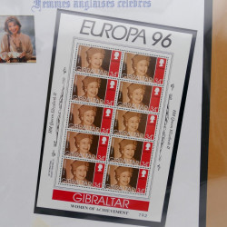 Collection feuillets de timbres Europa 1960-1999 en 13 albums.