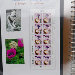 Collection feuillets de timbres Europa 1960-1999 en 13 albums.