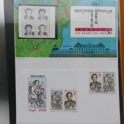 Collection feuillets de timbres Europa 1960-1999 en 13 albums.