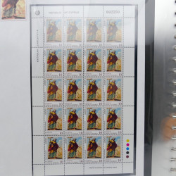 Collection feuillets de timbres Europa 1960-1999 en 13 albums.