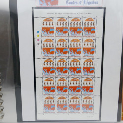 Collection feuillets de timbres Europa 1960-1999 en 13 albums.