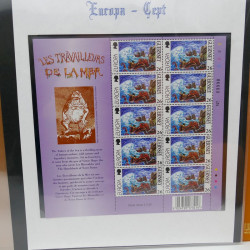 Collection feuillets de timbres Europa 1960-1999 en 13 albums.