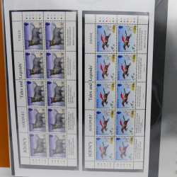 Collection feuillets de timbres Europa 1960-1999 en 13 albums.