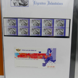 Collection feuillets de timbres Europa 1960-1999 en 13 albums.