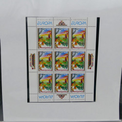 Collection feuillets de timbres Europa 1960-1999 en 13 albums.