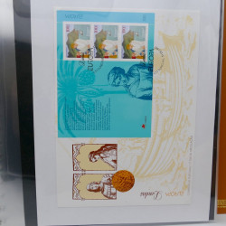 Collection feuillets de timbres Europa 1960-1999 en 13 albums.