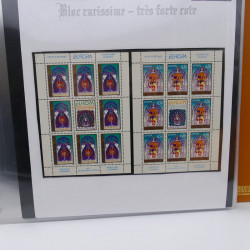 Collection feuillets de timbres Europa 1960-1999 en 13 albums.