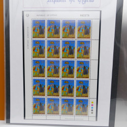 Collection feuillets de timbres Europa 1960-1999 en 13 albums.