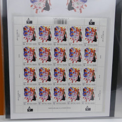 Collection feuillets de timbres Europa 1960-1999 en 13 albums.