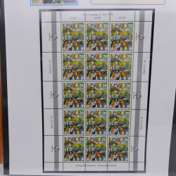 Collection feuillets de timbres Europa 1960-1999 en 13 albums.