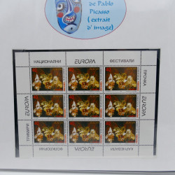 Collection feuillets de timbres Europa 1960-1999 en 13 albums.