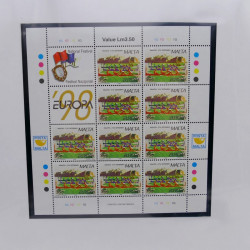 Collection feuillets de timbres Europa 1960-1999 en 13 albums.