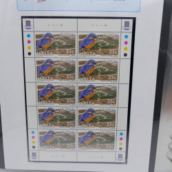 Collection feuillets de timbres Europa 1960-1999 en 13 albums.