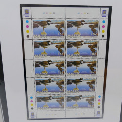 Collection feuillets de timbres Europa 1960-1999 en 13 albums.
