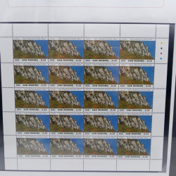 Collection feuillets de timbres Europa 1960-1999 en 13 albums.