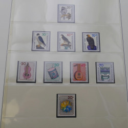 Collection timbres d'Allemagne Berlin neufs** 1970-1990 complet.